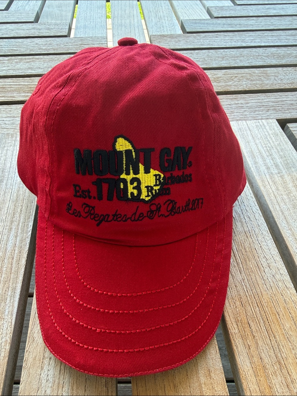 Mount Gay Rum Les Voiles de St. Barth 2017 Regatta Cap NWT
